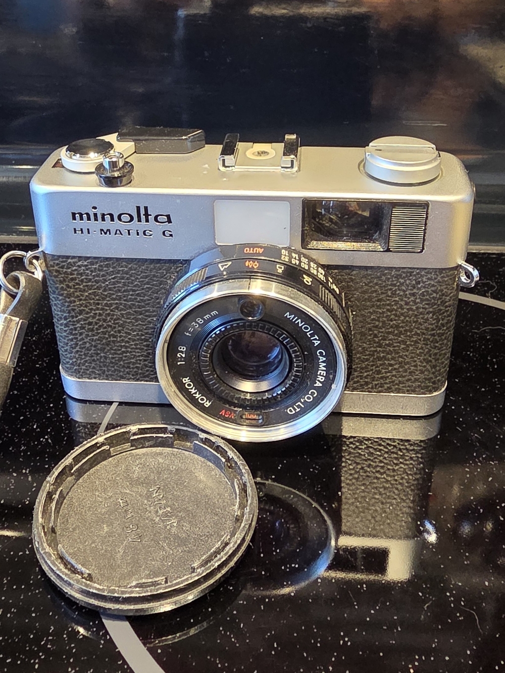 Minolta Hi-Matic G 35mm Vintage Camera Made in Japan
